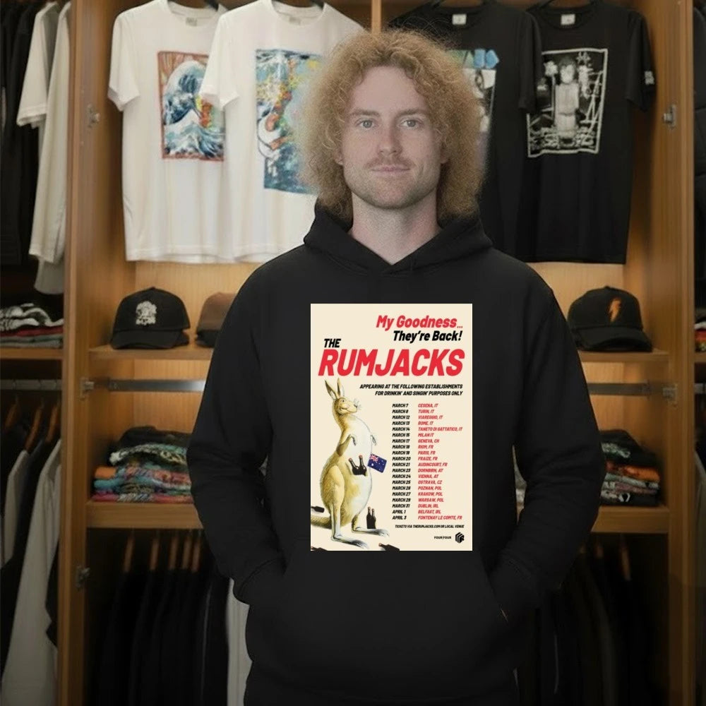 The Rumjacks Tour 2026 Poster Shirt