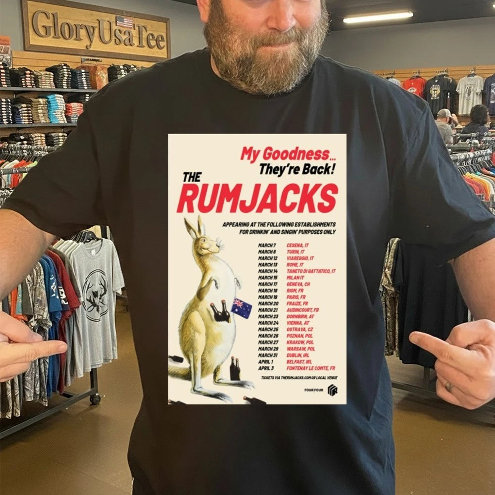 The Rumjacks Tour 2026 Poster Shirt