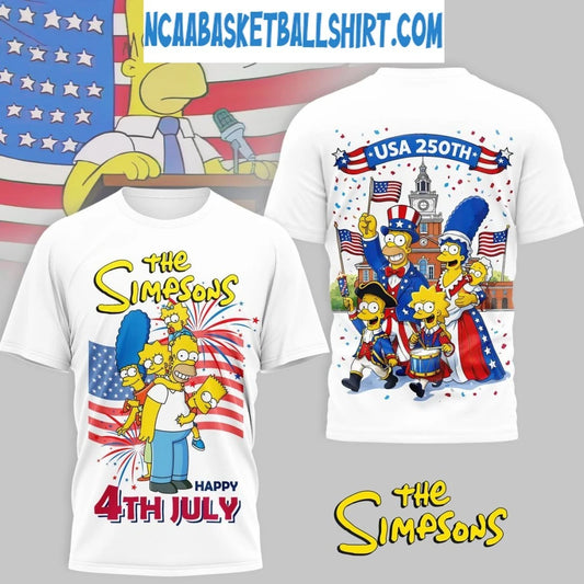 The Simpsons USA 250th Anniversary T-Shirt