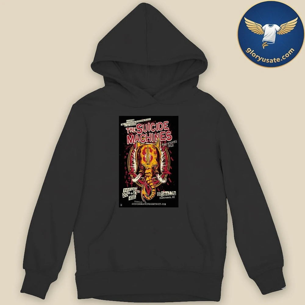 The Suicide Machines February 20-21 2026 Hamtramck, MI Poster Shirt