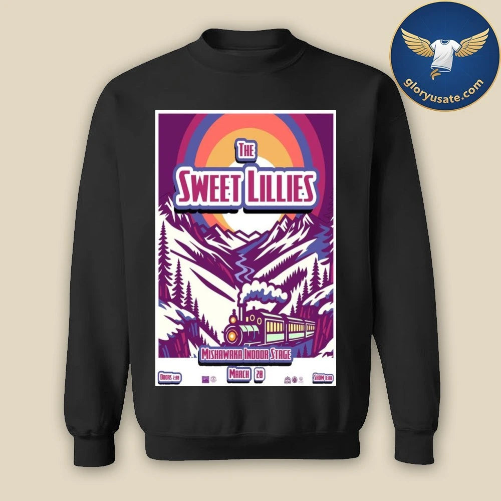 The Sweet Lillies Mishawaka Indoor Stage March 28 2026 Concert Poster Shirt