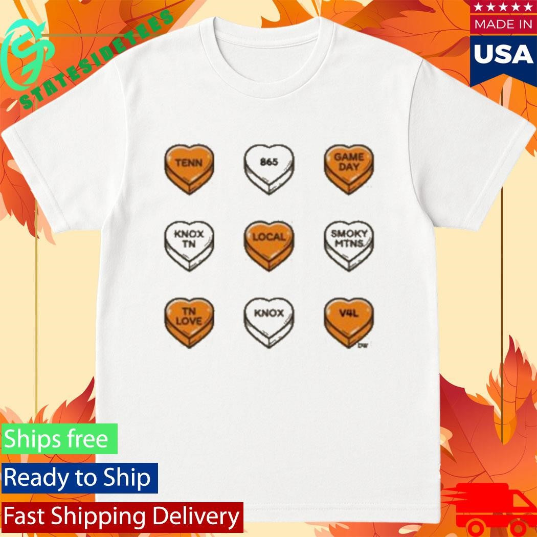 The Tenn Gameday Candy Hearts Shirt