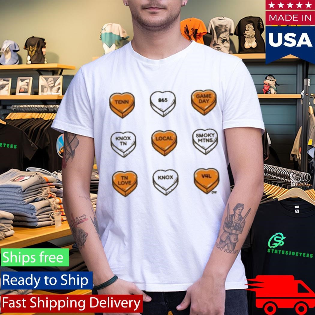 The Tenn Gameday Candy Hearts Shirt