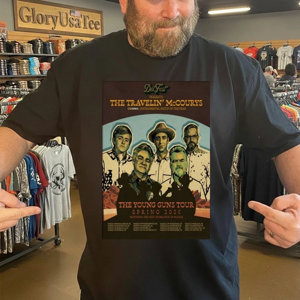 The Travelin’ McCourys 2026 The Young Guns Tour Spring Poster Shirt