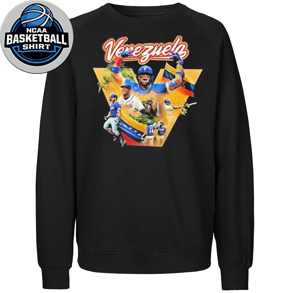 The Venezuelan baseball team celebrates their first World Baseball Classic (WBC) championship Shirt