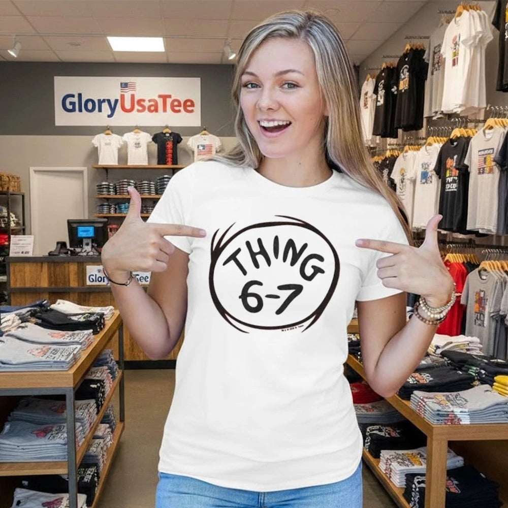 Thing 6-7 The Cat in the Hat Signature Collection Kids T-Shirt