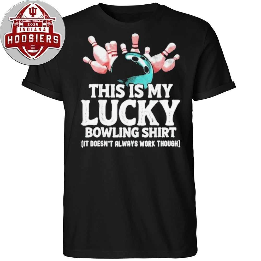 This Is My Lucky Bowling Shirt Funny Graphic Women Bowling League Team T-Shirt