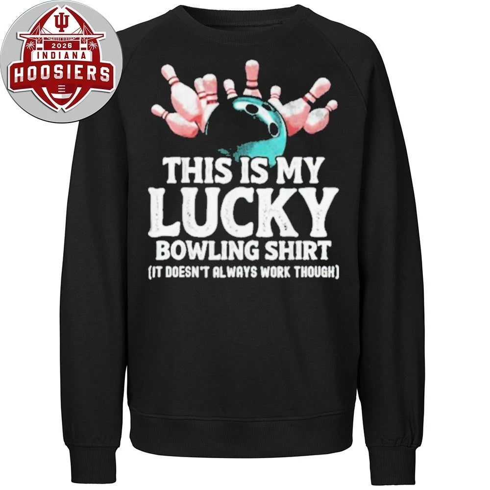 This Is My Lucky Bowling Shirt Funny Graphic Women Bowling League Team T-Shirt