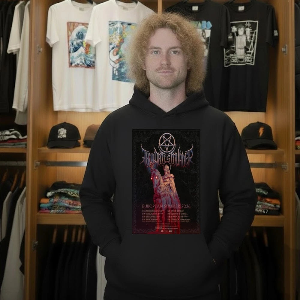 Thy Art Is Murder European Summer 2026 Poster Shirt