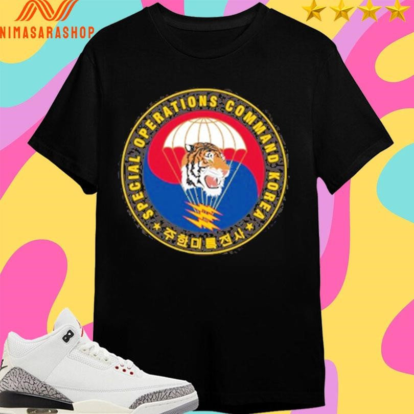 Tiger Special Operations Command Korea Logo Shirts