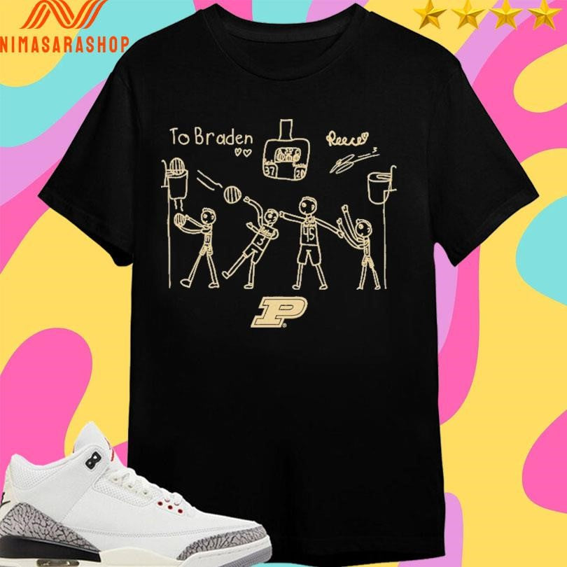To Braden Reece Purdue Boilermakers Men’s Basketball Shirts