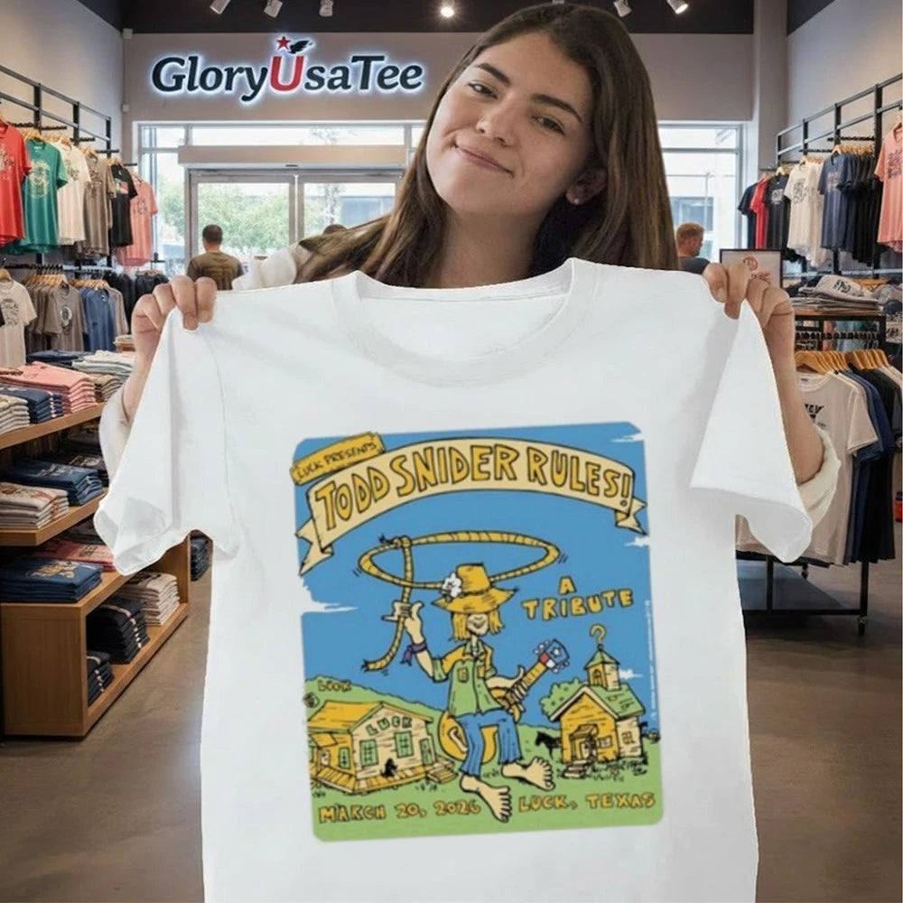 Todd Snider Rules Mar 20 2026 Luck, Texas Shirt