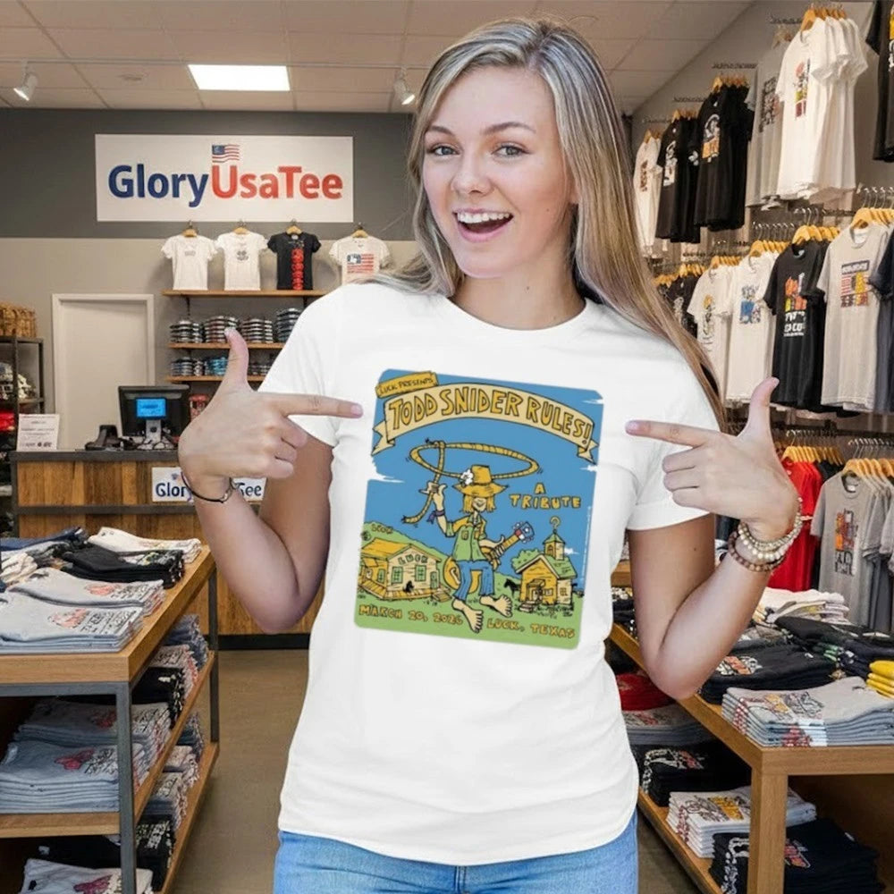 Todd Snider Rules Mar 20 2026 Luck, Texas Shirt