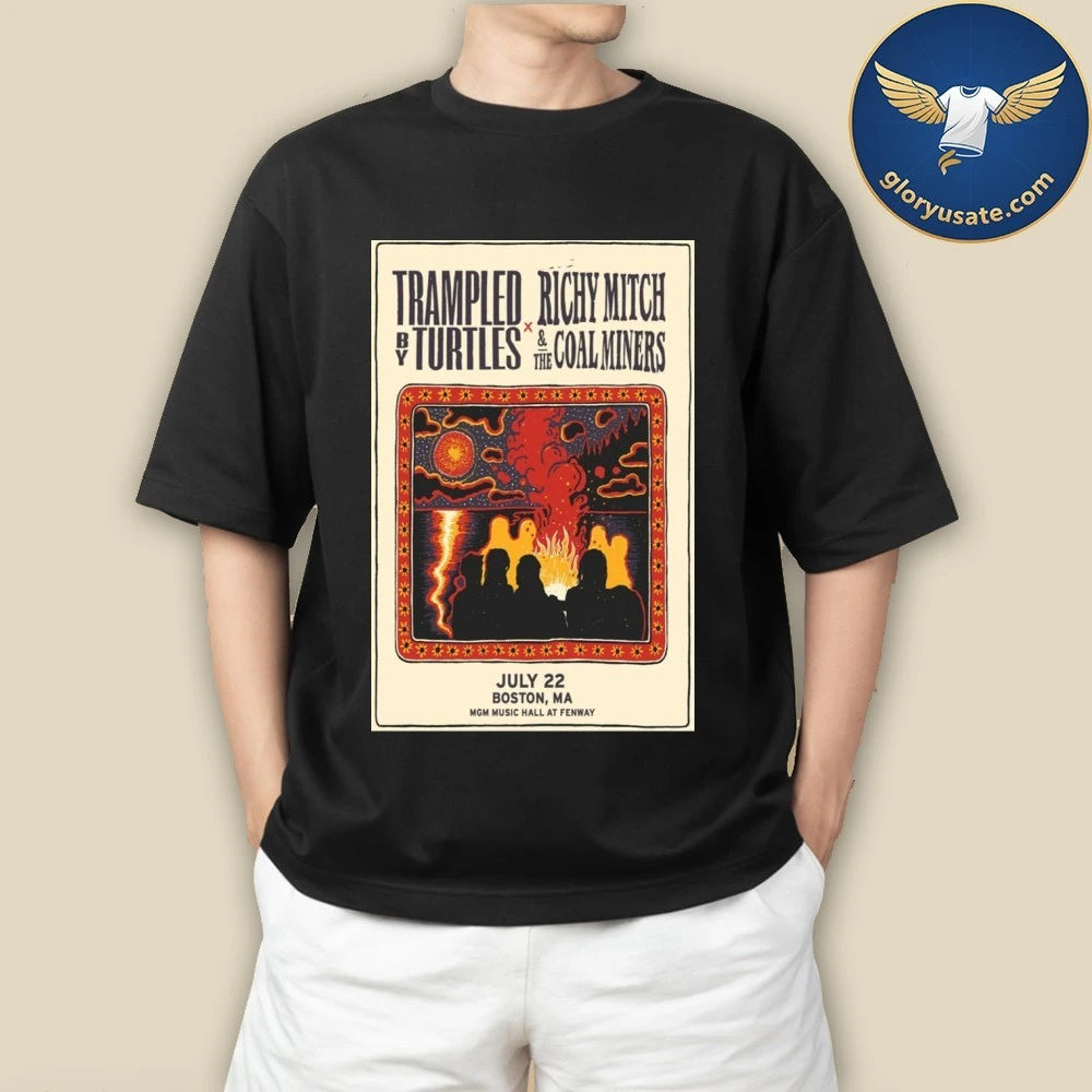 Trampled by Turtles July 22 2026 MGM Music Hall At Fenway Boston MA Poster Shirt