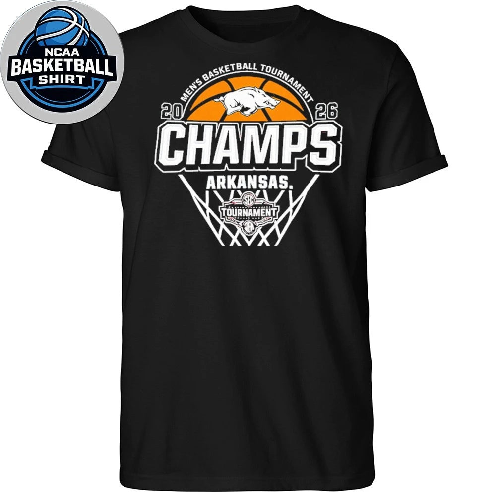Trevon Brazile Arkansas Champs Locker Room Logo Shirt 2026