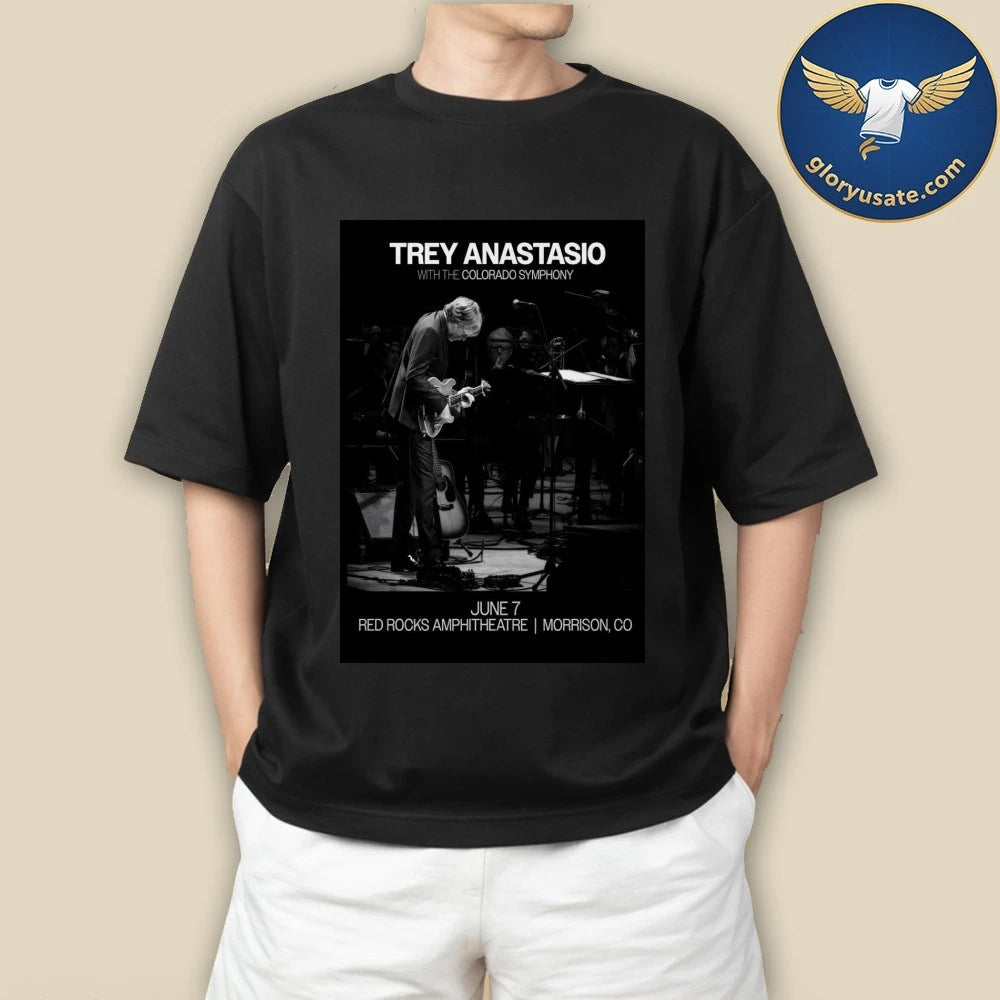 Trey Anastasio At Red Rocks Amphitheatre On Jun 7 2026 Poster Shirt