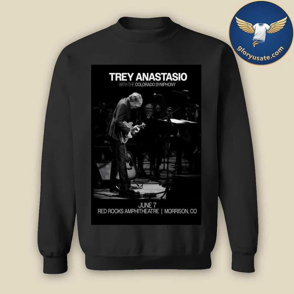 Trey Anastasio At Red Rocks Amphitheatre On Jun 7 2026 Poster Shirt