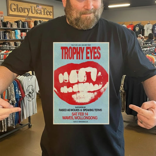 Trophy Eyes Feb 14 2026 Poster Waves, Wollongong Poster Shirt