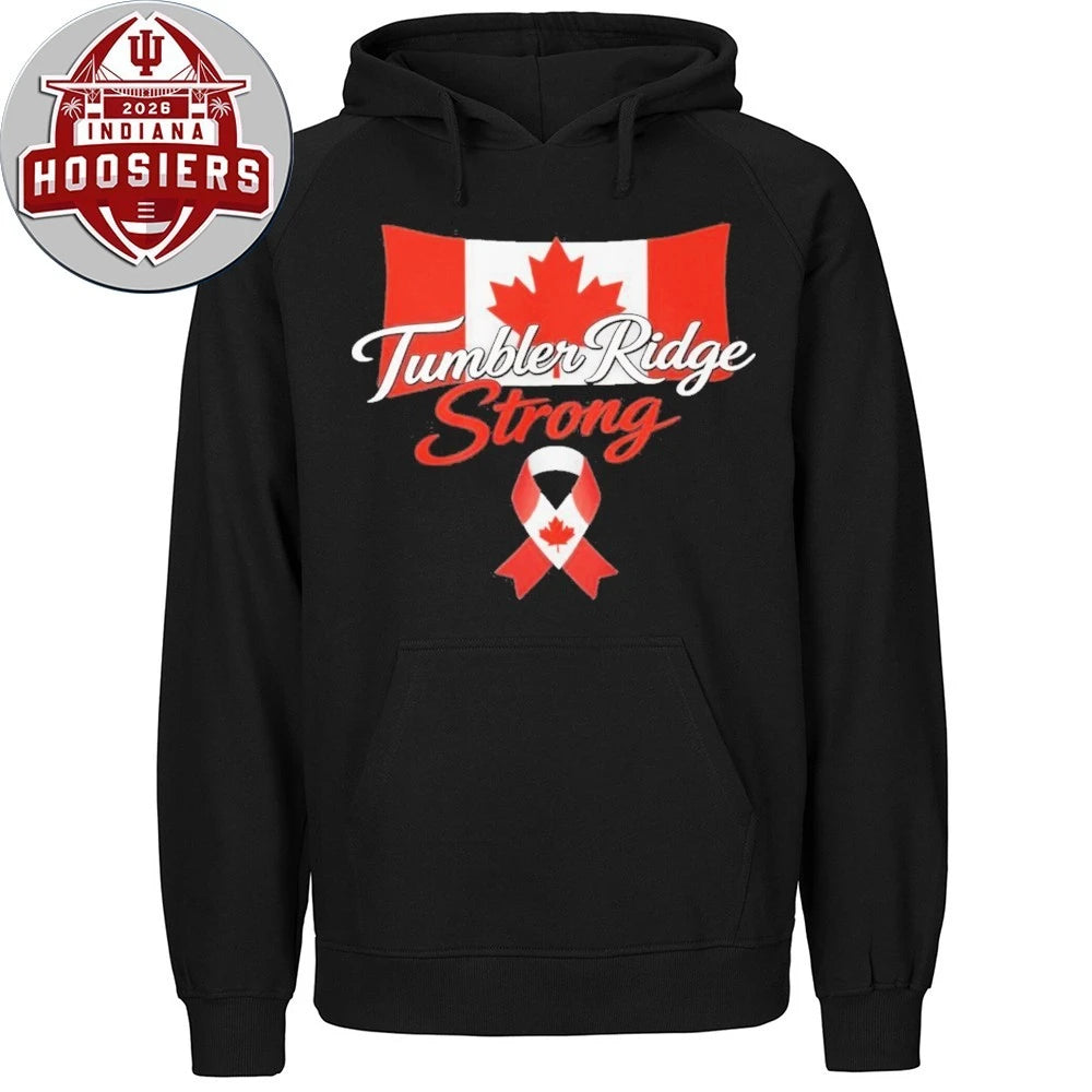Tumbler Ridge Strong Canada Flag 2026 Black Shirts