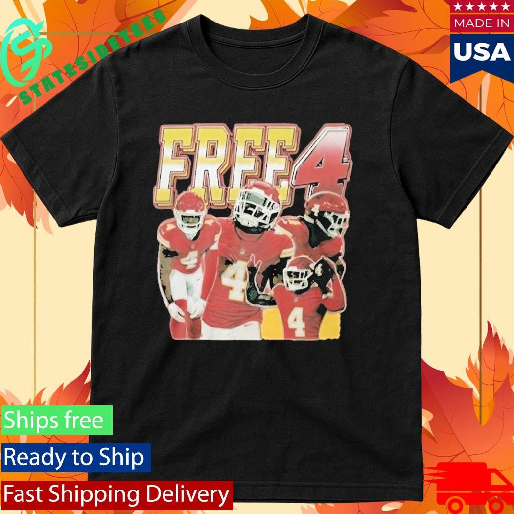 Tyquan Thornton And Rashee Rice Free Number 4 Shirt