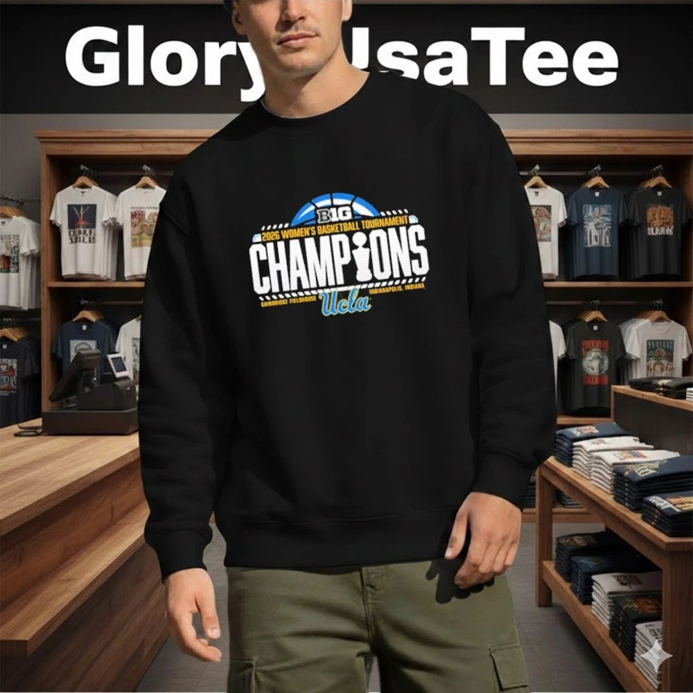 UCLA Bruins 2026 Big Ten Women’s Basketball Tournament Champions Shirt