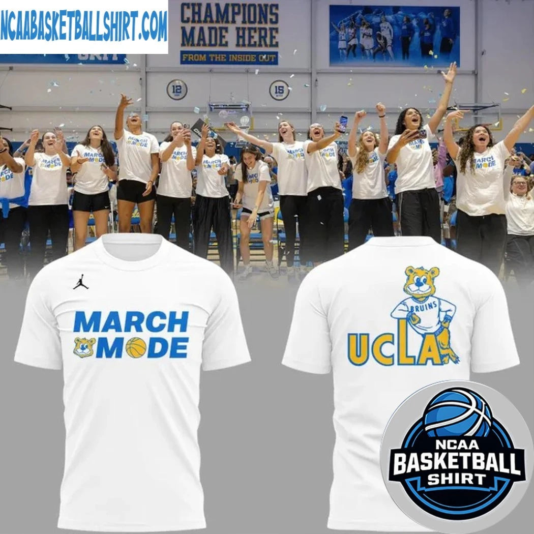 UCLA Bruins 2026 Women’s Basketball March Mode Logo Shirt
