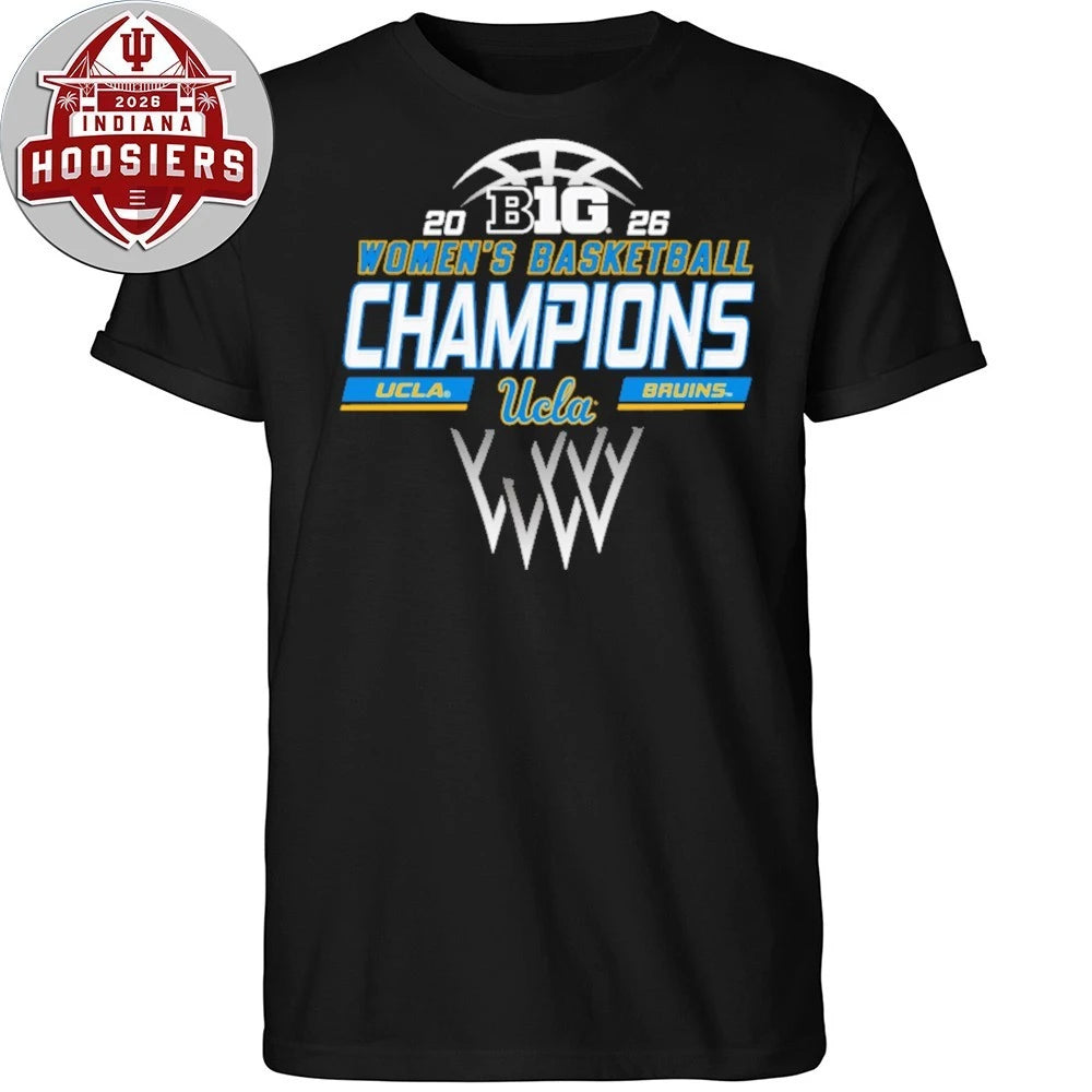 UCLA Bruins Blue 84 Unisex 2026 Big Ten Women’s Basketball Regular Season Champions Locker Room T-Shirt