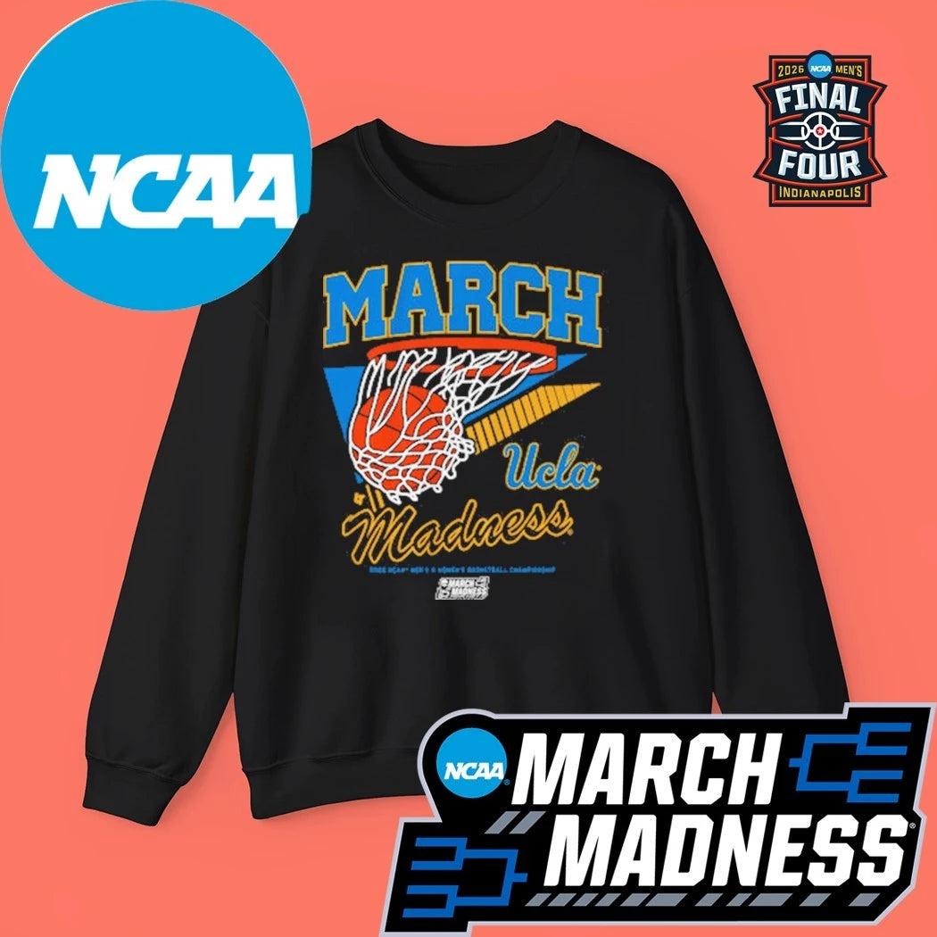 UCLA Bruins MBB &amp; WBB 2026 NCAA Men’s Basketball Championship March Madness Retro Swish Logo Shirt