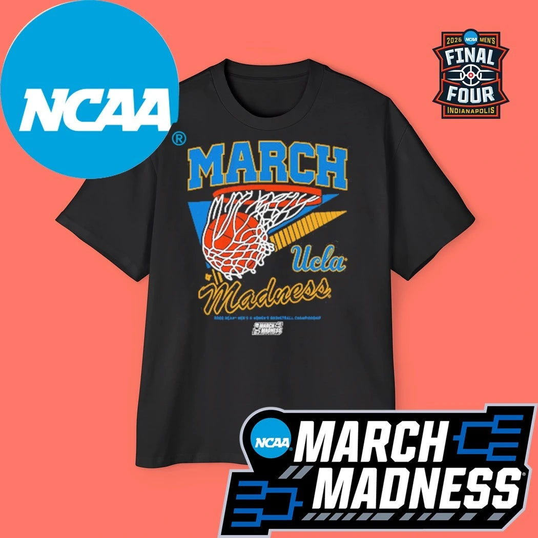 UCLA Bruins MBB &amp; WBB 2026 NCAA Men’s Basketball Championship March Madness Retro Swish Logo Shirt