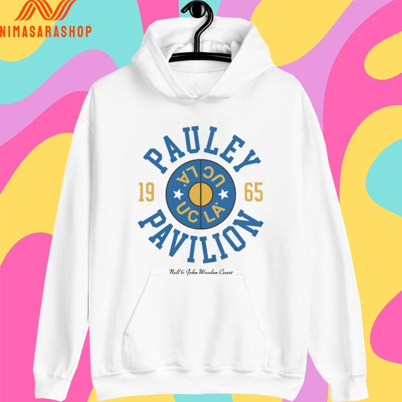 UCLA Nell And John Wooden Court Pauley Pavilion 1965 Shirts