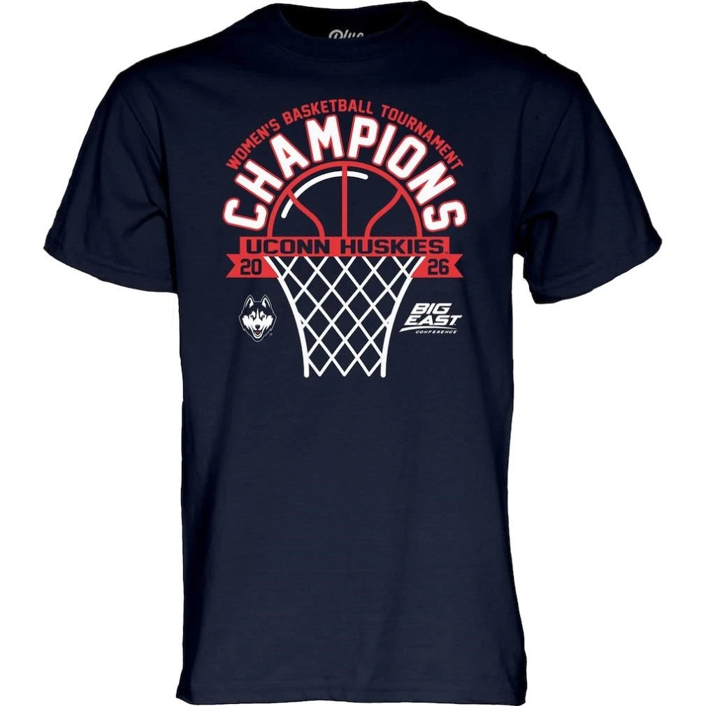 UConn Huskies 2026 Big East Women’s Basketball Tournament Champions Shirt