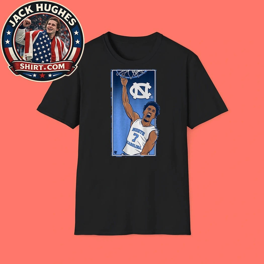 UNC Basketball Seth Trimble Signature Slam Logo Shirt