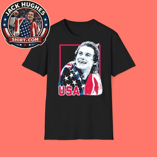 USA Champions Jack Hughes Hockey Fan Shirt