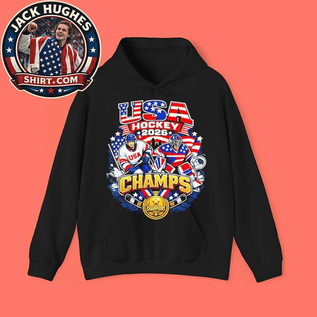 USA Hockey 2026 Champs Gold Medal Trending Shirt