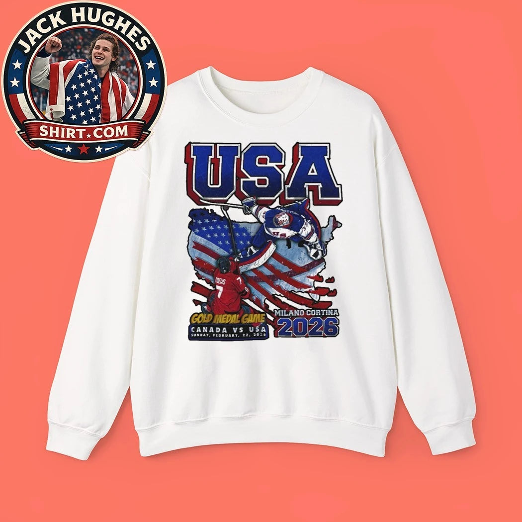 USA Hockey 2026 Gold Medal Game Milano Cortina Canada vs USA Trending Shirt