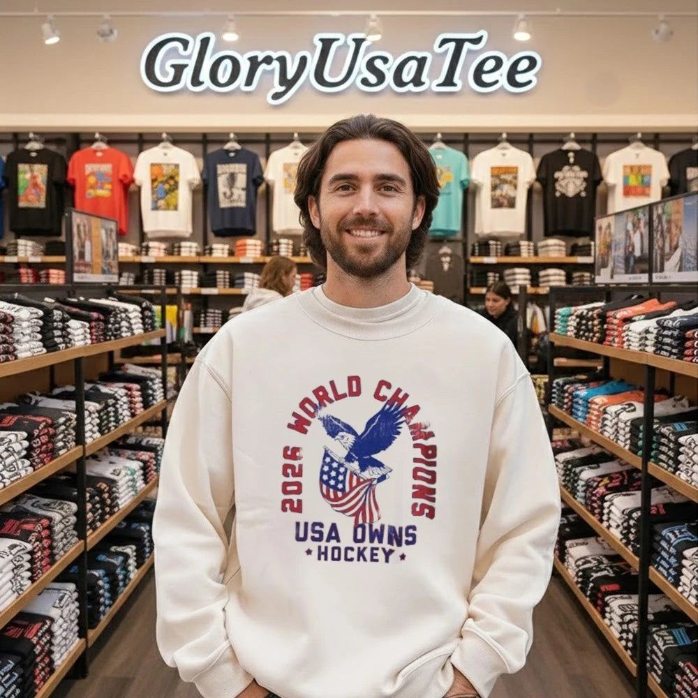USA Hockey 2026 World Champions Vintage Shirt