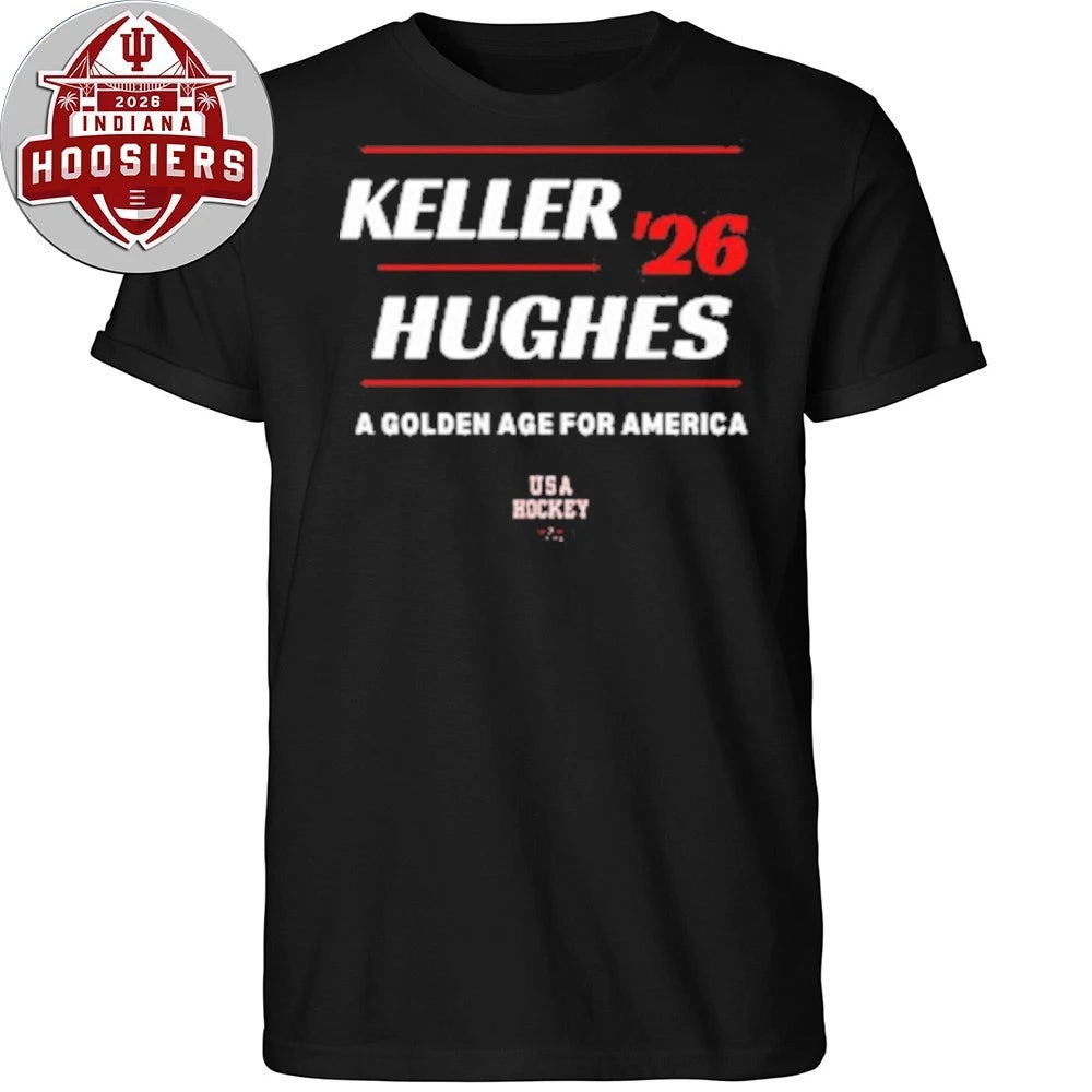 USA Hockey Gold Medal Women’s Men’s Megan Keller Jack Hughes T-Shirt