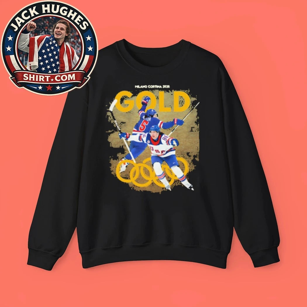 USA Hockey Gold Megan Keller Jack Hughes Olympics Trending Shirt