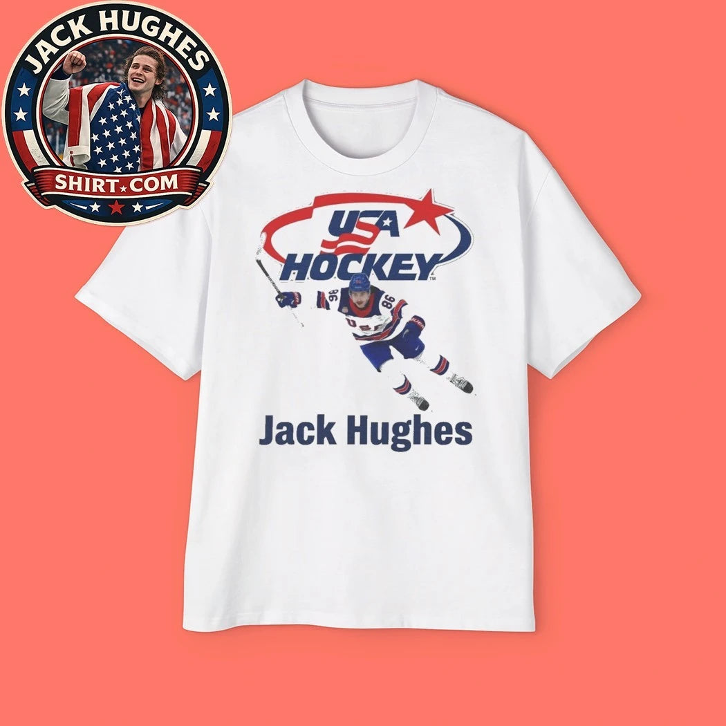 USA Hockey Jack Hughes Golden Goal Trending Shirt