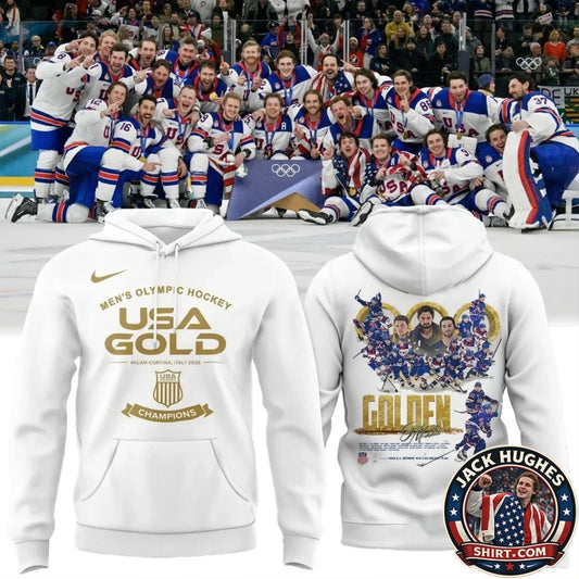 USA Hockey Team Gold Champions Milan Cortina 2026 Shirt