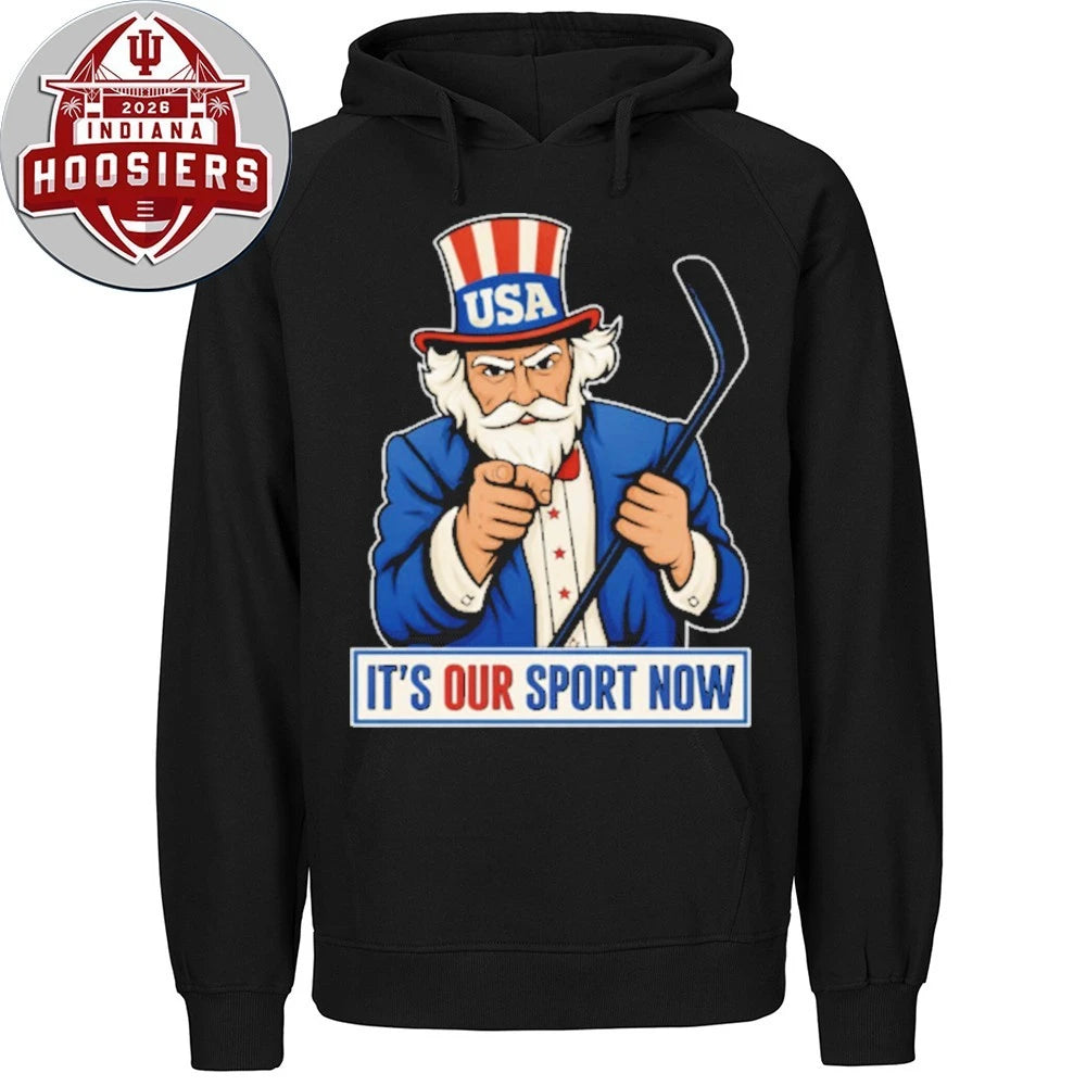 USA Olympic Gold Medal Hockey Jack Hughes it’s our sport now T-Shirt