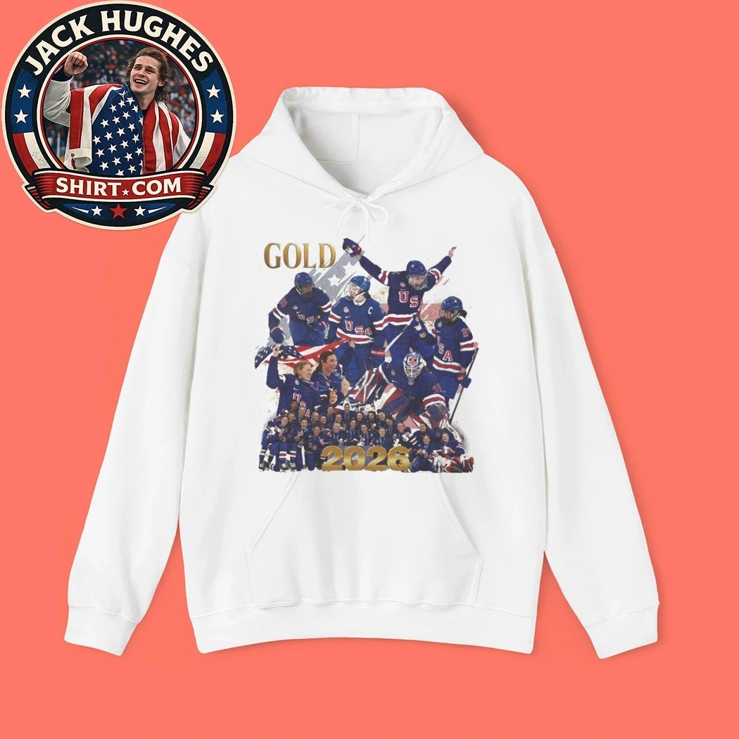 USA Women’s Hockey Gold 2026 World Champions Trending Shirt