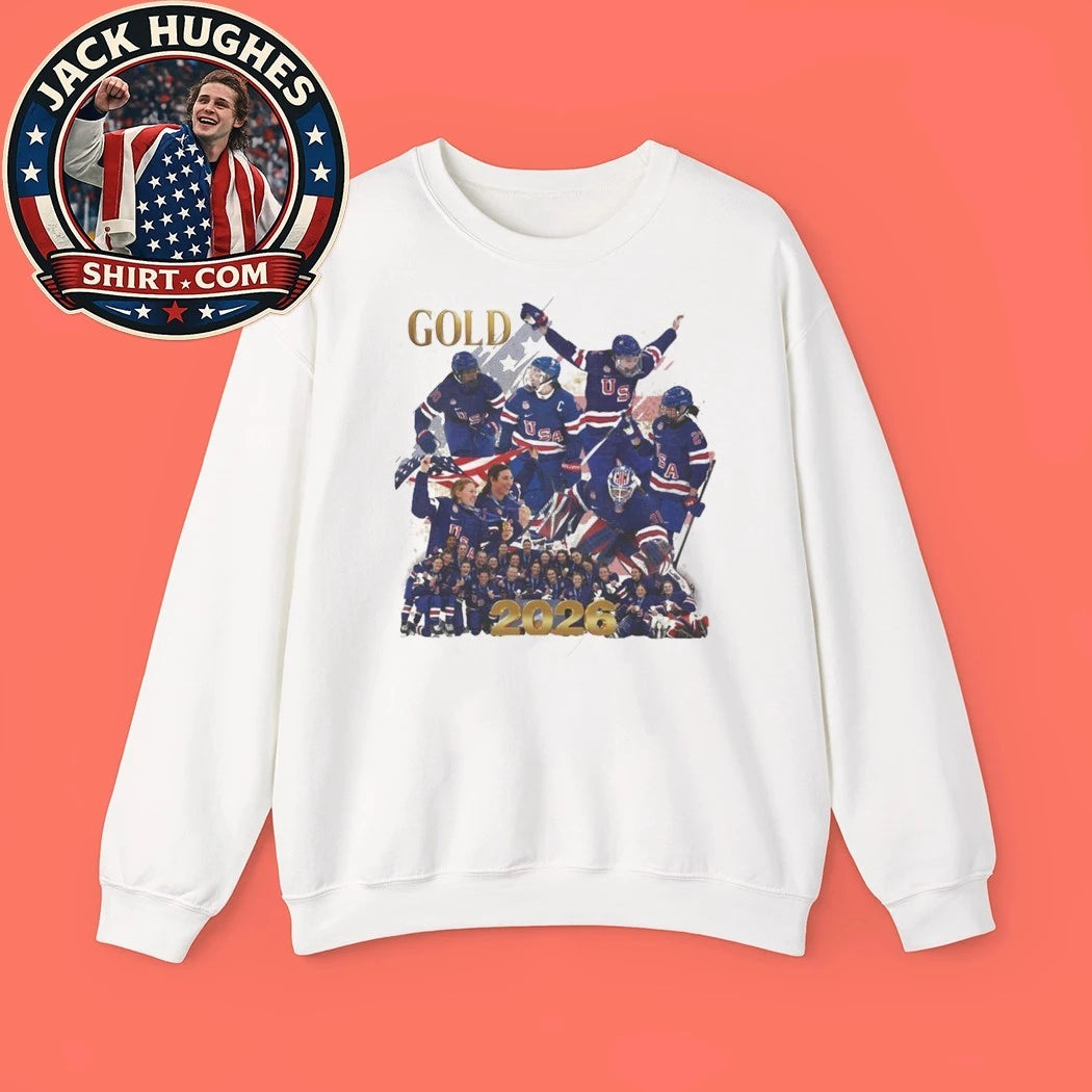USA Women’s Hockey Gold 2026 World Champions Trending Shirt