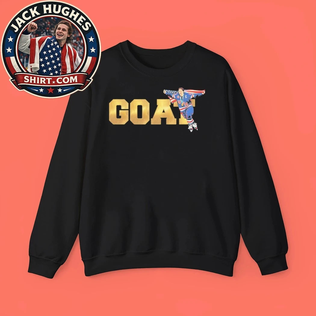 USA Women’s Ice Hockey Gold Medal GOAT Ice Legend Graphic T-Shirt