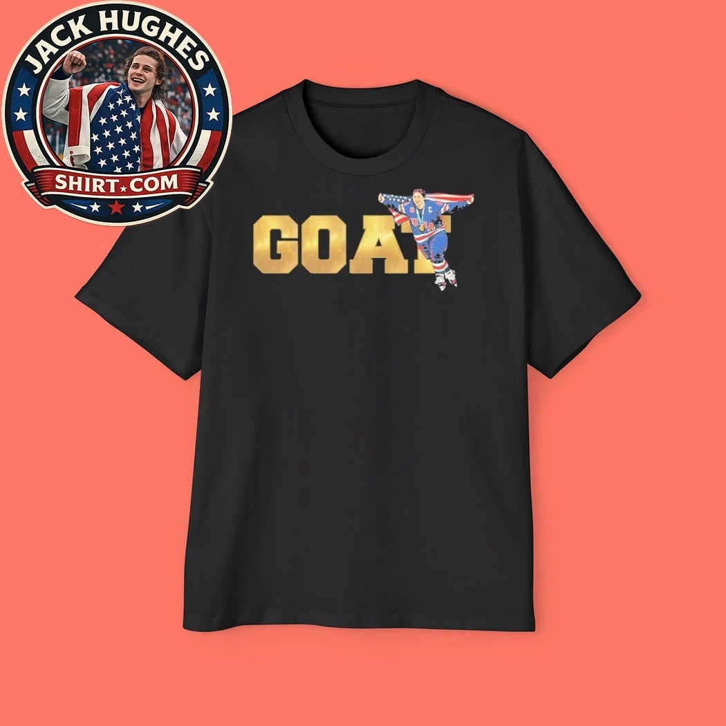 USA Women’s Ice Hockey Gold Medal GOAT Ice Legend Graphic T-Shirt