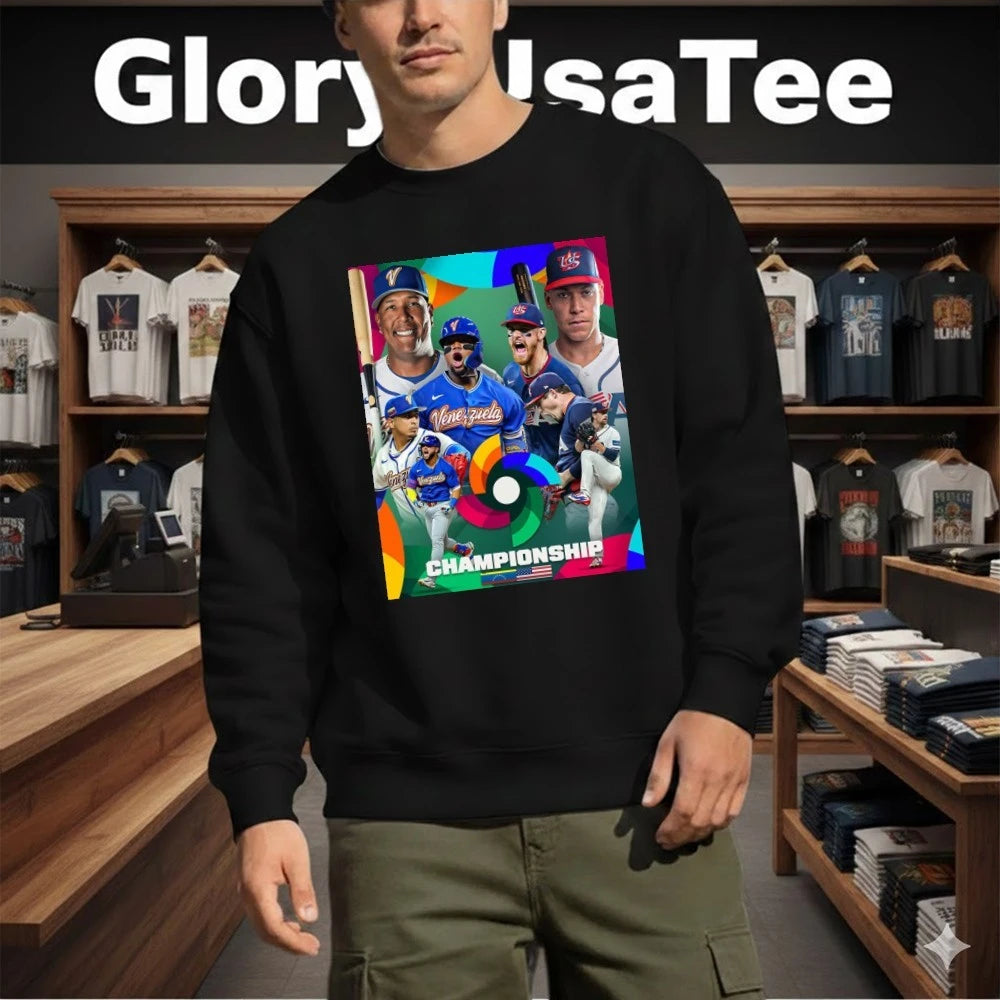USA vs Venezuela World Baseball Classic Final Championship 2026 Poster Shirt