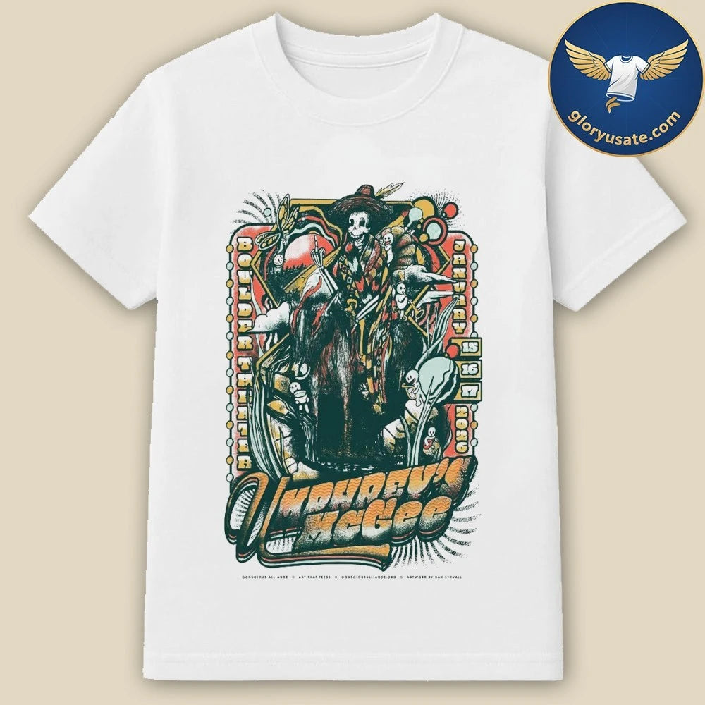 Umphrey’s McGee January 15-17 2026 Boulder, CO Poster Shirt