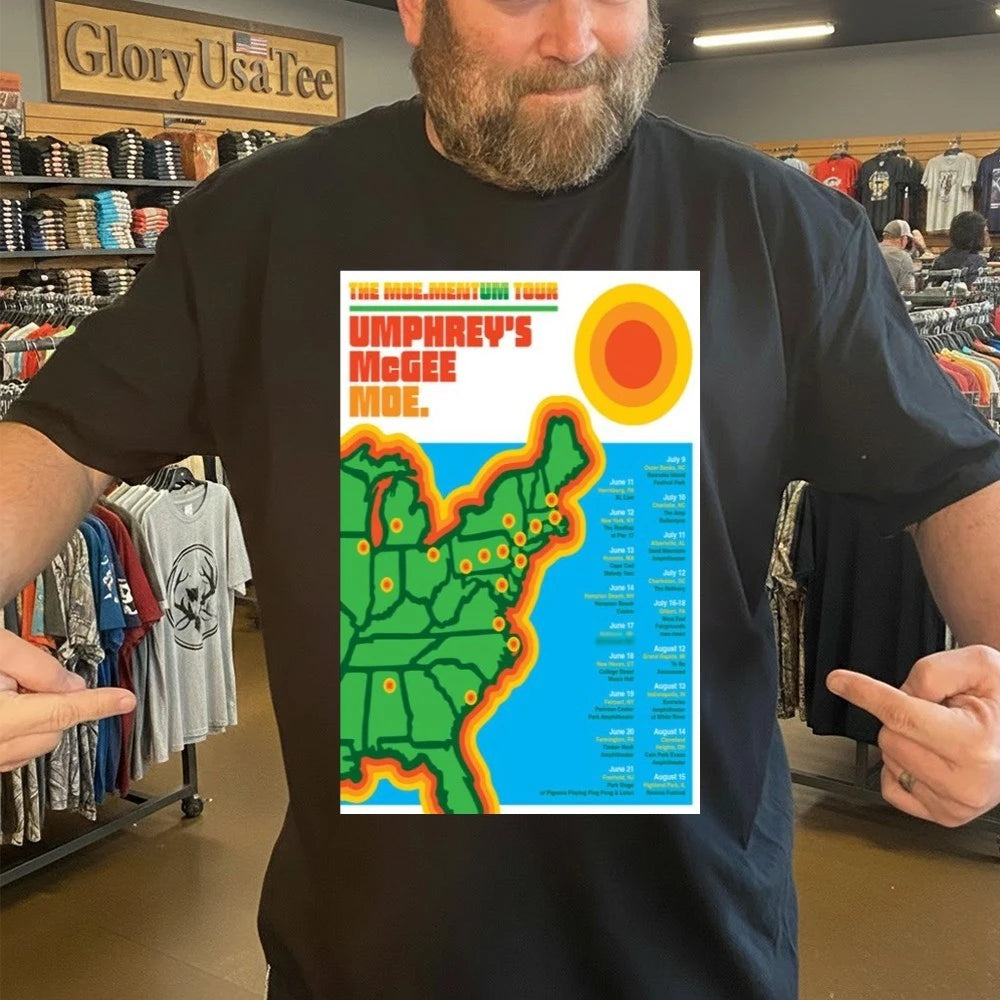 Umphrey’s McGee The Moe Mentum Tour 2026 Poster Shirt
