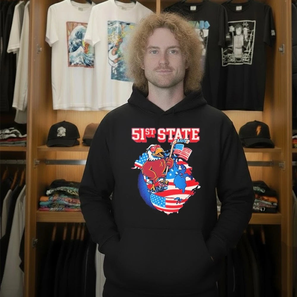 Usa Hockey x Old Row 51st State Pocket Shirt