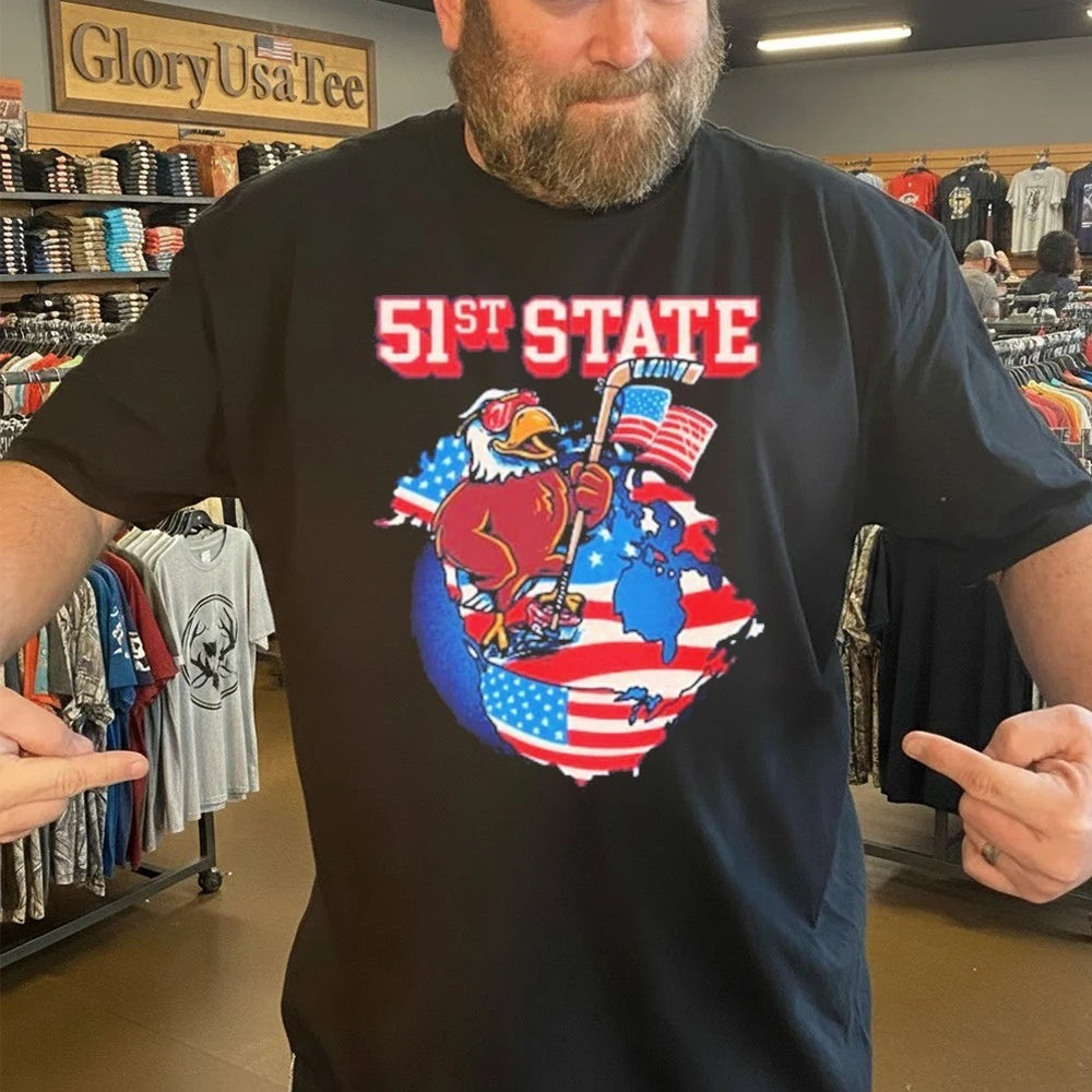 Usa Hockey x Old Row 51st State Pocket Shirt